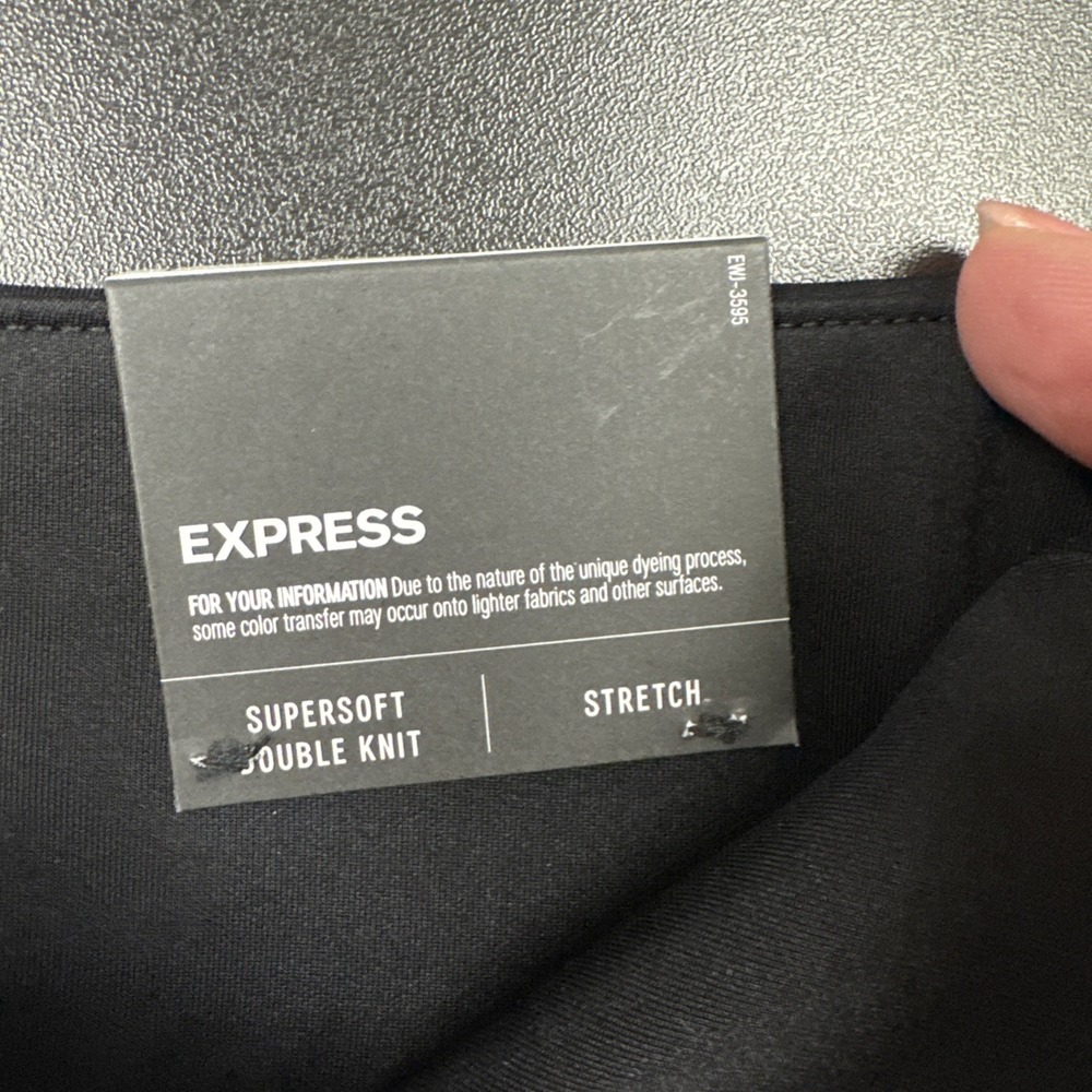 Express High Rise Supersoft Double Knit Pants - Picture 9 of 9